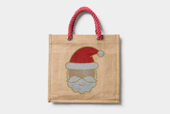 Christmas Santa Face Embroidery
