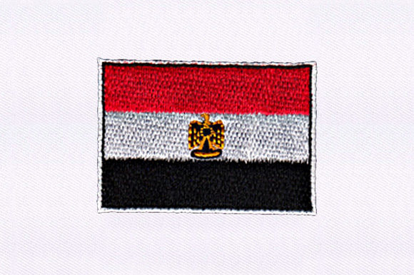 Flag of Egypt Embroidery Design