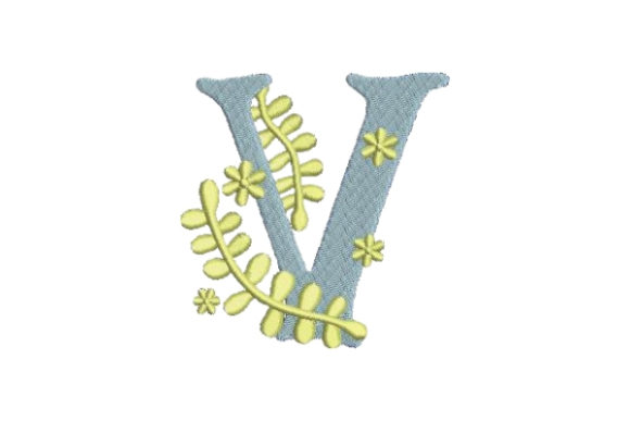 Floral Alphabet V Review