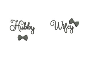 Hubby Wifey Bows