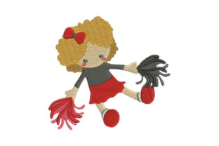 Toy Doll in Cheerleader Uniform