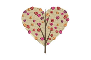 Tree with Heart Foliage